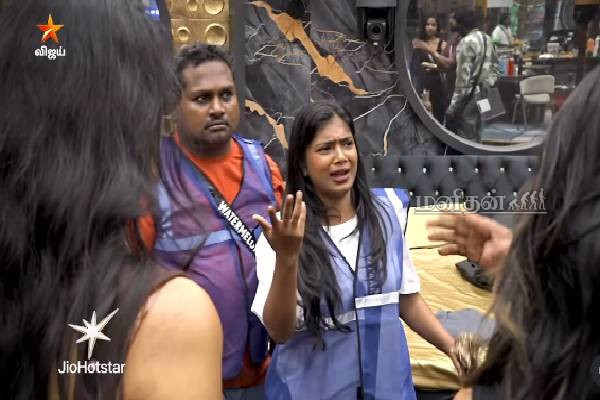 Bigg Boss 9: நீங்க சொல்ற படியெல்லாம் பண்ண முடியாது! எகிறிய பார்வதி... கொந்தளித்த சக போட்டியாளர்கள் | Bigg Boss 9 Tamil Today Promo 1 Parvathy Fight
