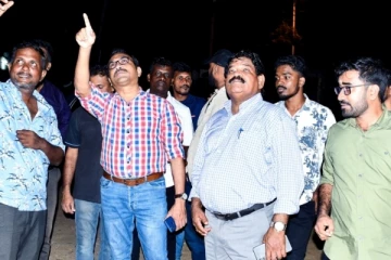 இடிந்த யாழ் மந்திரிமனையை பார்வையிட்டார் அமைச்சர் பிமல் ரத்நாயக்க