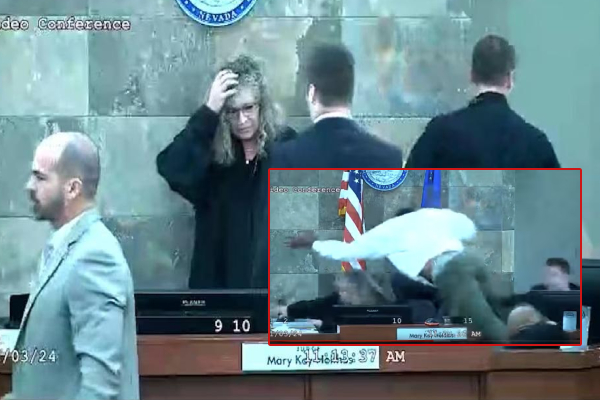 சிறை தண்டனை வழங்கிய பெண் நீதிபதி; பாய்ந்து தாக்கிய குற்றவாளி - நீதிமன்றத்தில் பரபரப்பு! - தமிழ்நாடு