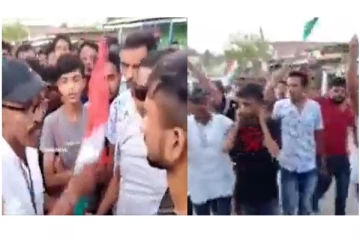 முஸ்லிம் இளைஞனை கன்னத்தில் அறைந்து, காதைப் பிடித்து இழுத்துச் சென்ற நபர்கள் - அதிர்ச்சி வீடியோ