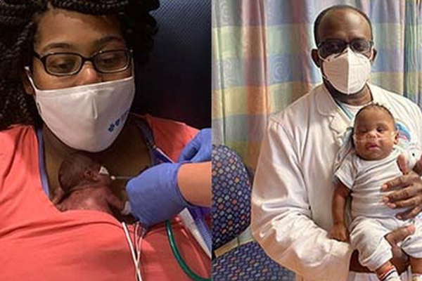 குறை பிரசவத்தில் பிறந்த குழந்தை.... கின்னஸ் சாதனை! | Baby Born Prematurely Guinness Record