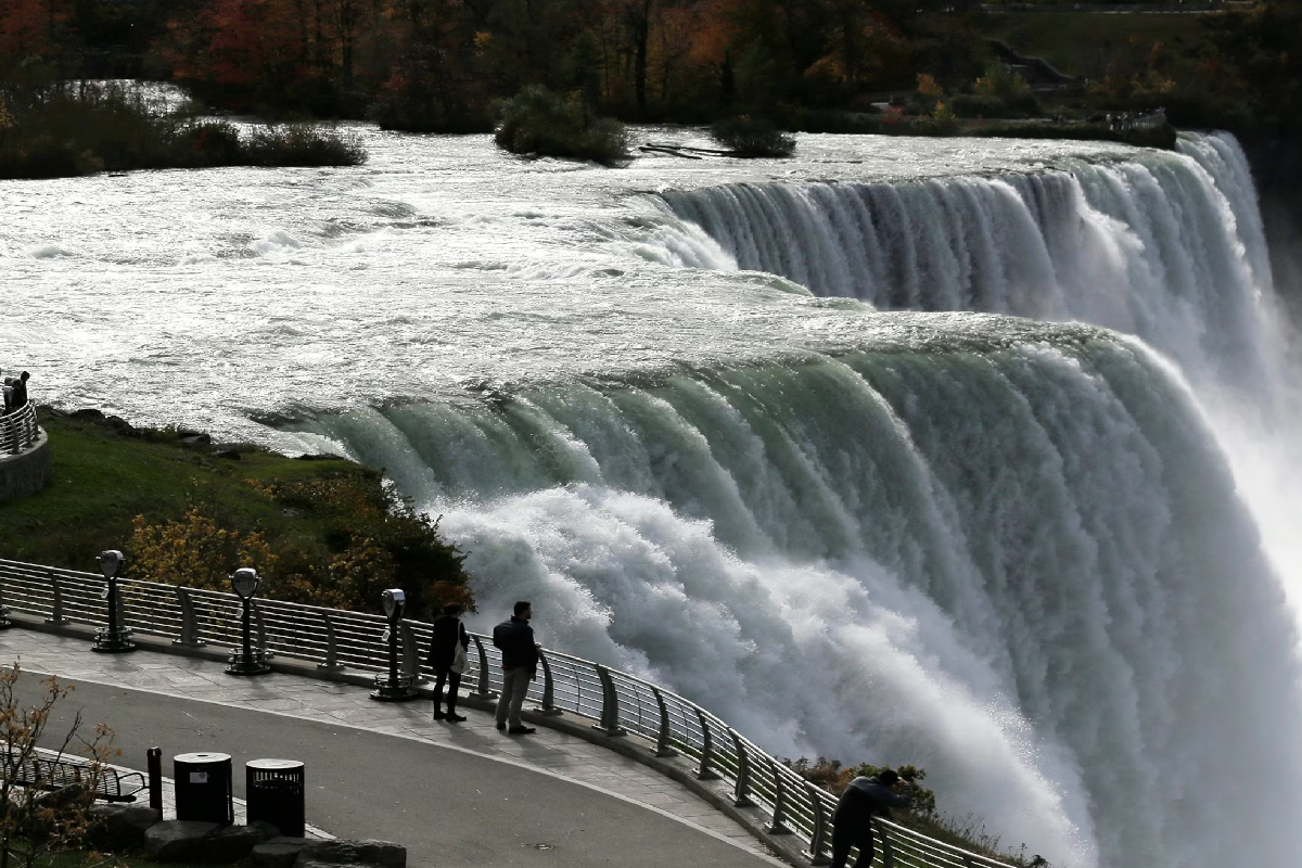 நயாகரா நீர்வீழ்ச்சியில் விழுந்து உயிர் பிழைத்த நபர் | Survived A Fall Over Horseshoe Falls At Niagara