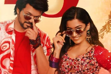 குட்டையாடையில் இப்படியொரு போஸ்!! கிளாமர் லுக்கில் புகைப்படத்தை வெளியிட்ட விஜய் பட நடிகை ராஷ்மிகா மந்தனா