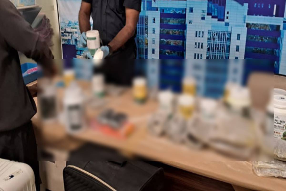 கட்டுநாயக்கவில் சட்டவிரோத போதைப்பொருளுடன் இரு வெளிநாட்டவர் கைது | Narcotics Worth 5 Million Were Seized At Airport