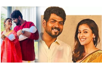 நெற்றியில் குங்குமமிட்டு, கணவன், இரு குழந்தைகளுடன் பொங்கல் விழா கொண்டாடிய நயன்தாரா...!