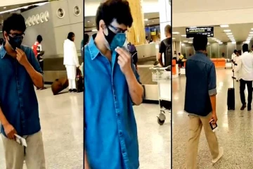 முகத்தை மூடியப்படி சென்னை திரும்பிய விஜய்.. பார்வையை வைத்து கண்டுபிடித்த ரசிகர்கள்!