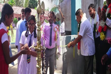 மன்னார் பாடசாலையொன்றில் காதர் மஸ்தானினால் குடிநீர் விநியோகத் திட்டம் திறந்து வைப்பு