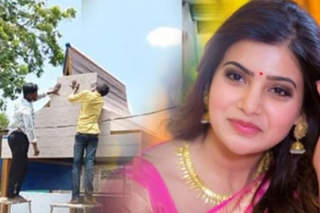 நடிகை சமந்தாவிற்கு கோயில் கட்டிய ரசிகர்!