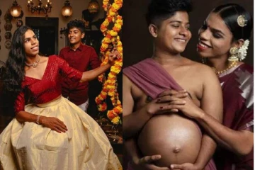 அவளின் அன்புக்காக! திருநங்கை மனைவிக்காக கர்ப்பமான திருநம்பி... வெளியான புகைப்படங்கள்