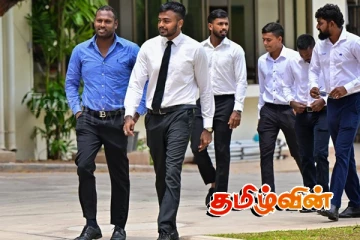 நீதிமன்றில் முன்னிலையான இலங்கை கிரிக்கெட் வீரர்கள்