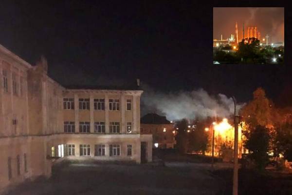 ukraine drones hit major russian oil refinery
