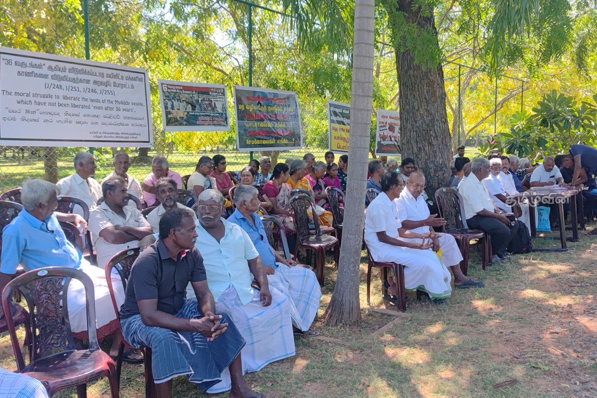 காணிகளை விடுவிக்க கோரி வலி.வடக்கில் போராட்டம்! | Vali North Land Liberation Struggle Ravikaran