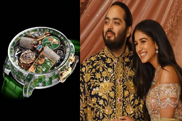 ஆனந்த் அம்பானிகாக பார்த்து பார்த்து செய்யப்பட்ட வாட்ச்! விலை எத்தனை கோடி தெரியுமா? | Jacob Co S 1 5 Million Watch For Anant Ambani