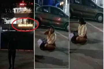 தயாரிப்பாளர் வீட்டின் முன் நடிகை நிர்வாண போராட்டம் - ஆடிப்போன போலீசார்