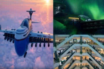 மேகங்களுக்கு நடுவே பறக்கும் நட்சத்திர ஹோட்டல்; ஜிம் முதல் நீச்சல் குளம் வரை - ஆச்சரியம்!