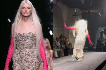 கெட் வாக்கின் போது மேடையில் அசிங்கப்பட்ட அழகி! வைரலாகும் வீடியோ