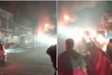 ஹார்டுவேர்ஸ் கடையில் பயங்கர தீ விபத்து- பல லட்சம் மதிப்பிலான பொருட்கள் சேதம்!