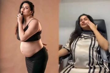 குழந்தை பெறுவதற்கு முந்தைய நாள் நடிகை நமீதா செய்த வேலையை பாருங்க- அவரே வெளியிட்ட வீடியோ