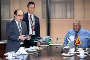 නායයෑම් වැළැක්වීමට ජපානයෙන් ඩ්‍රෝන