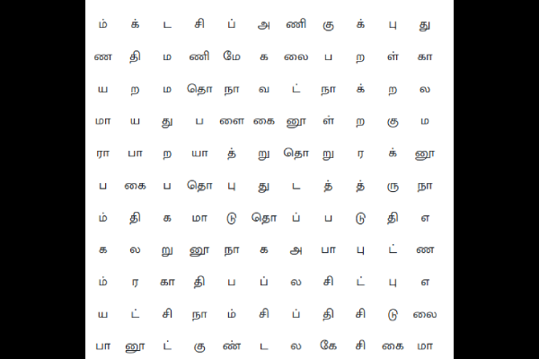 தமிழ் எழுத்து கட்டம் - தமிழில் புலியா நீங்கள்? இதில் 10 தமிழ் காப்பிய பெயர்களை கண்டுபிடிங்க | Wordsearch Listing Game Spot Tamil Epics