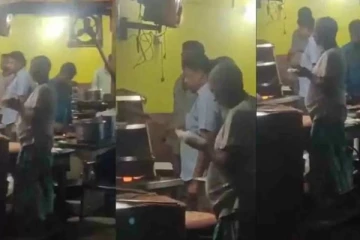 ஹோட்டல் ஒன்றில் சமையல்காரர் செய்த முகம் சுழிக்க வைக்கும் செயல்! இணையத்தில் வைரலாகும் அதிர்ச்சி வீடியோ