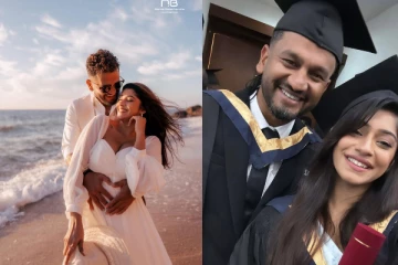 දිමුත් කරුණාරත්න සහ පෙම්වතිය දෙන්නම එක්ව කරපු දේ.. (PHOTOS)