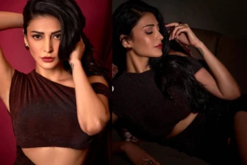 நின்றபடி, படுத்தபடி நடிகை ஸ்ருதிஹாசன் வெளியிட்ட லேட்டஸ்ட் போட்டோ ஷுட்