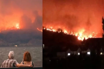 காட்டுத்தீ காரணமாக கனேடிய நகரமொன்றில் அவசர நிலை அறிவிப்பு