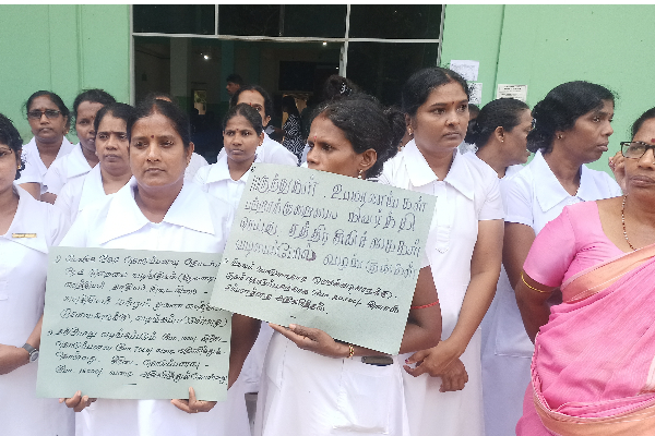 சம்பள உயர்வு கோரி முல்லை மாவட்டத்திலும் பணிப்பகிஸ்கரிப்பு! | Protest Held In Mullaitivu Demanding Salary Hike