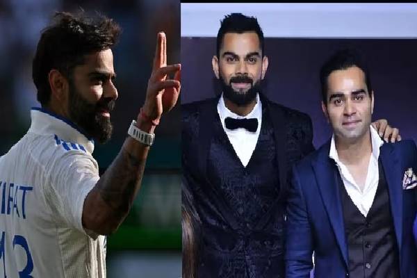 vikas with virat kohli