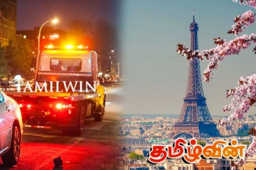 பாரிஸில் விபத்துக்குள்ளான இராணுவ வீரர்களை ஏற்றிச் சென்ற பேருந்து