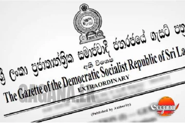 විශේෂ පනත් කෙටුම්පතක් ගැසට් කරයි
