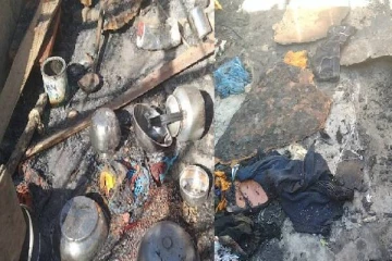 தமிழர் பகுதியில் திடீரென தீக்கிரையான வீடு ; தீவிர விசாரணையில் பொலிஸார்