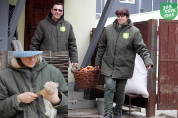 உக்ரைன் மிருகக்காட்சிசாலையில் 4000 விலங்களுடன் வசித்து வரும் பணியாளர்கள்!