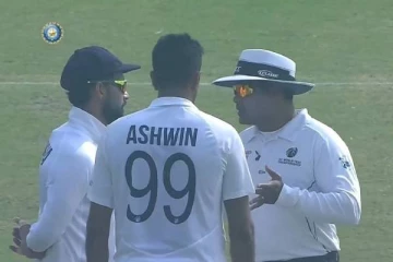 நடுவரிடம் கடும் வாக்குவாதத்தில் ஈடுபட்ட அஸ்வின்! ஏன் தெரியுமா? வைரலாகும் வீடியோ