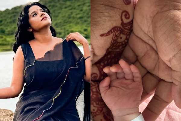 குழந்தை பெற்றப்பின் ஆளே மாறிய சீரியல் நடிகை கேப்ரியல்லா செல்லஸ்!! புகைப்படங்கள்.. | Sundari Serial Gabrella Sellus Recent Saree Photos