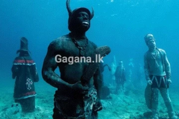 මුහුදේ දියයට නිර්මාණය කරන ලද මූර්ති (PHOTOS)