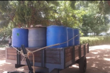 வீடுகளில் எரிபொருள் பதுக்கல்:கிளிநொச்சியில் ஒருவர் கைது