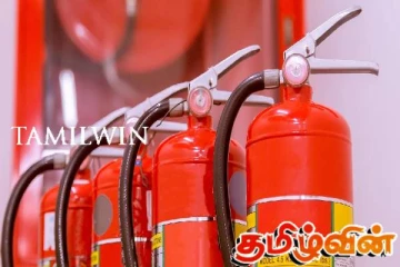 துறைமுக கொள்கலன் களஞ்சியப் பகுதியில் தீவிபத்து