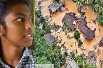 வெள்ளத்தில் அடித்துச் செல்லப்பட்ட இருவரை உயிரை பணயம் வைத்து காப்பாற்றிய மாணவி