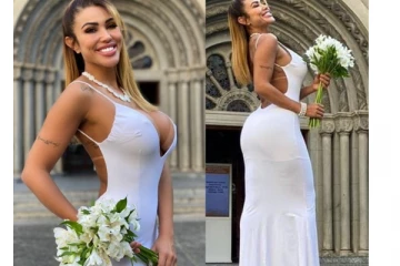 உறவினர்கள் முன்னிலையில் தன்னை தானே திருமணம் செய்துகொண்ட மாடல் அழகி!