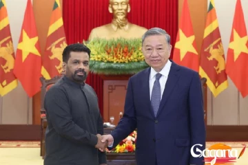 ජනපති හා වියට්නාම කොමියුනිස්ට් පක්ෂ ලේකම් අතර හමුවක්