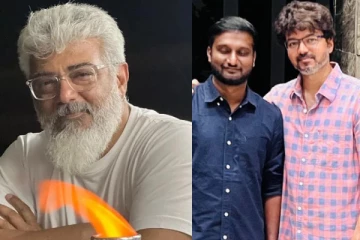அஜித்தை போலவே வெள்ளை தாடியுடன் நடிகர் விஜய்! ரசிகர் ஒருவருடன் அவர் எடுத்துகொண்ட ரீசெண்ட் போட்டோ