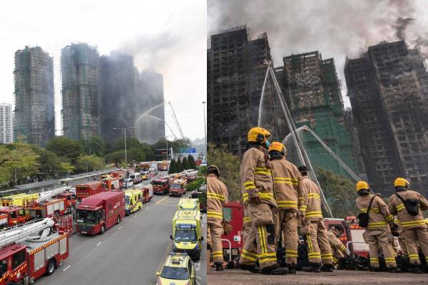 94 பேர் பலியான ஹாங்காங் தீ விபத்து - விபத்திற்கு இதுதான் காரணமா? | How Fire Spread In Hongkong Fire Incident 94 Dies