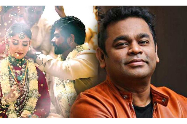 திருமணத்தில் ஏ.ஆர்.ரகுமானின் கையை தொட்டு வணங்கிய விக்னேஷ் - வைரலாகும் புகைப்படம் - தமிழ்நாடு