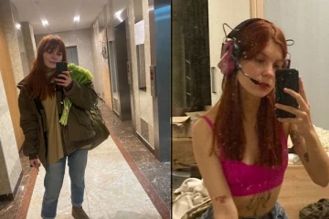 தன் நாட்டு இராணுவத்துக்கு உதவ நிதி திரட்டுவதற்காக உக்ரைன் நாட்டு அழகிய இளம்பெண் செய்யும் செயல்...