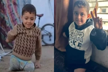 இஸ்ரேலின் கோர தாக்குதலில் கை,கால்களை இழந்த சிறுவன் : டுபாய் இளவரசரை நெகிழ வைத்த காணொளி