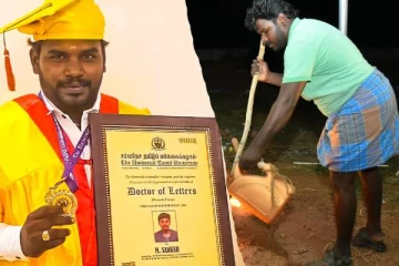 பகலில் ஆசிரியப் பணி;  இரவில் சடலம் எரியூட்டும்  பட்டதாரி இளைஞர்!