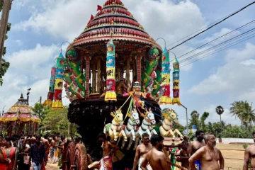 கோலாகலமாக இடம்பெற்ற குப்பிளான் கற்கரை கற்பக விநாயகர் தேர் திருவிழா!