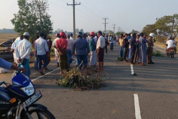 மாட்டு வண்டியுடன் மோட்டார் சைக்கிள் மோதியதில் ஒருவர் பலி